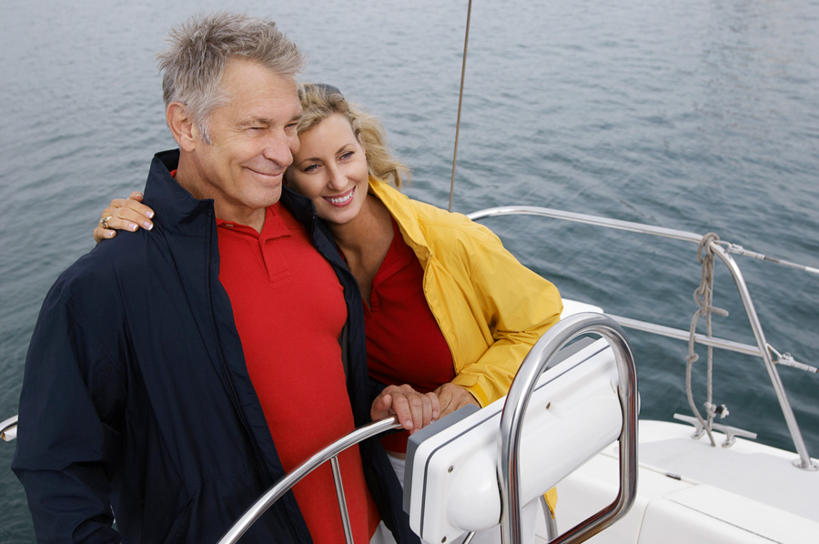 couple on a boat with Life Insurance in Richmond Hill, NY, Far Rockaway, Ridgewood, NY, Woodhaven, NY, Middle Village, NY, Breezy Point and Surrounding Areas